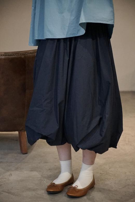 apuntob 米白/蓝黑蓬蓬半身裙 商品图0