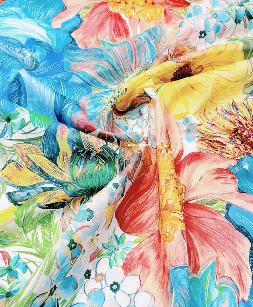 LT236B 大丽花MARINA 蓝色定制款 Seasonal季节系列特别定制 269元/米 商品图2