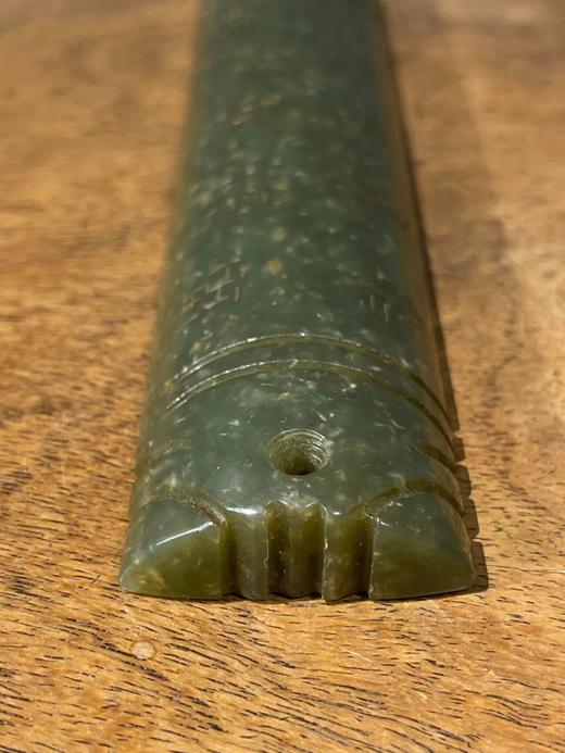 和田碧玉雕甲骨文蝉形镇纸，顺丰包邮 商品图7