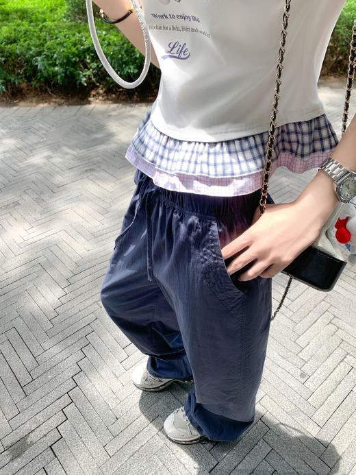 【129元任选2件】现货秒杀！猫猫印花拼接短袖 商品图7