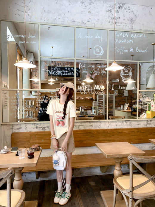 【129元任选2件】微信粉丝打折价！草莓印花短袖T 商品图5