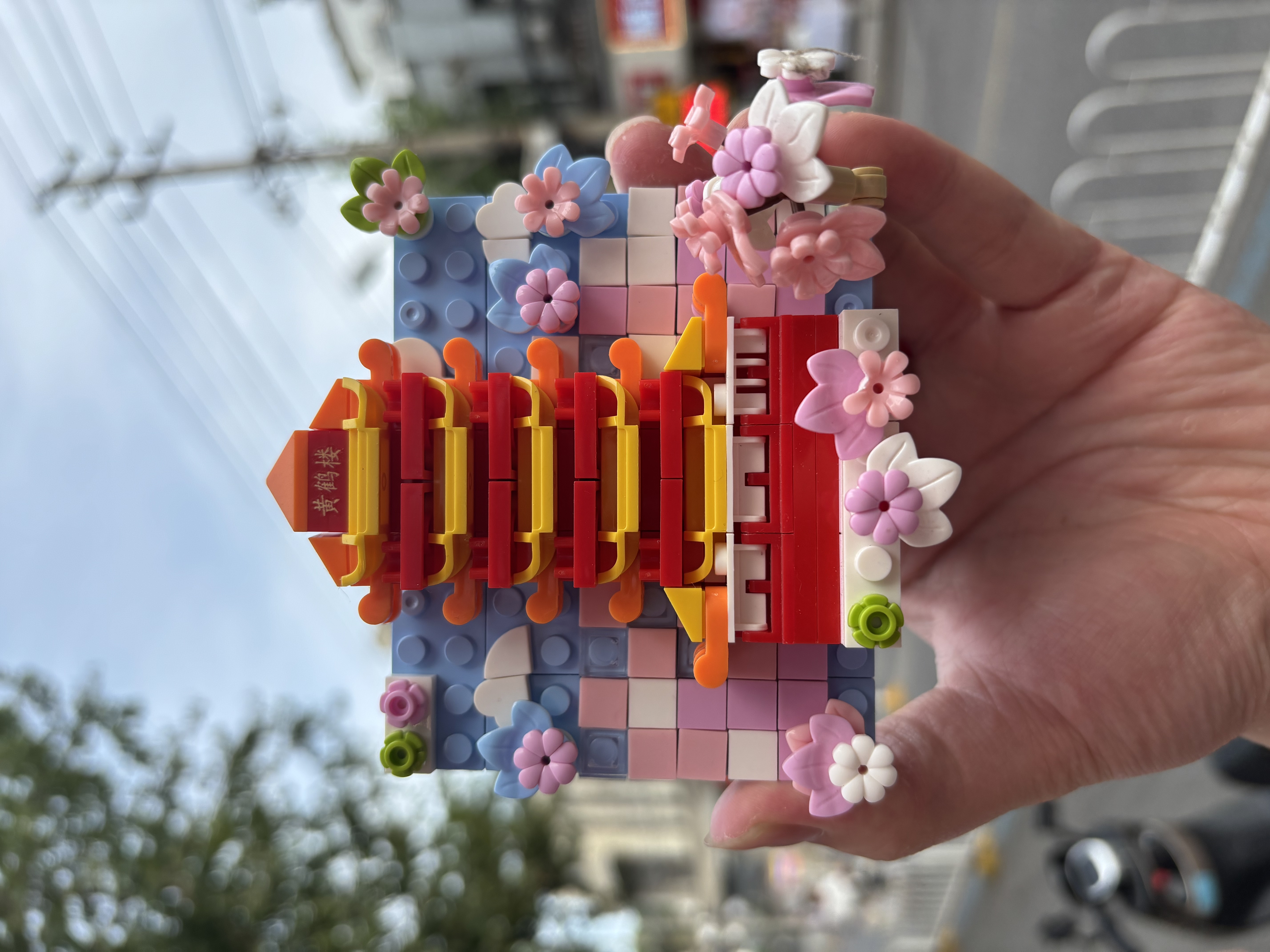 【武汉文创】黄鹤楼积木冰箱贴