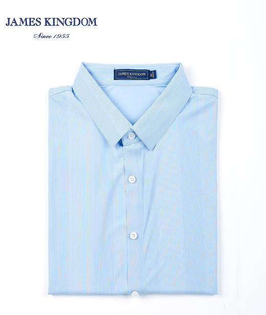 占姆士男士含桑蚕丝无痕冰凉T恤POLO衫新 商品图3