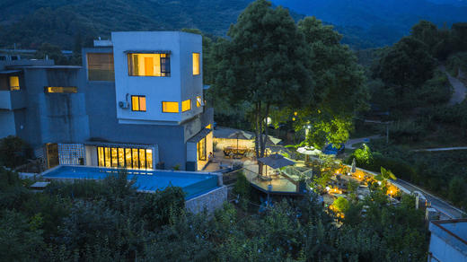 【彭州·537号院】3房/4房/5房泳池小院（可单房预定），临溪、轰趴、采摘、烧烤、k歌，放烟花，千亩梨园里yxxz 商品图1