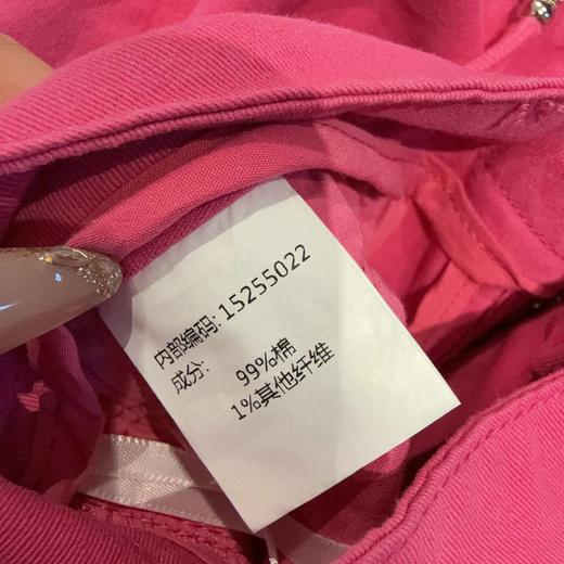 NC金属拉链口袋中长牛仔半裙（红）夏季152550220321 商品图4