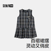 森马儿童2025年秋季女中童连衣裙格纹裙子百褶 商品缩略图1