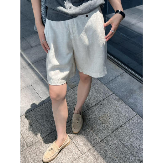 2506411    天丝亚麻 休闲短裤 商品图2