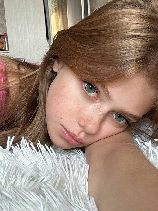 『日抛大直径』Ocean girl-洋娃娃蓝/洋娃娃灰/洋娃娃绿-14.4mm【日抛 0-800度 无525/575】 商品图6