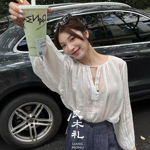 【部分现货】良木礼苎麻衬衣（043792） 商品图1