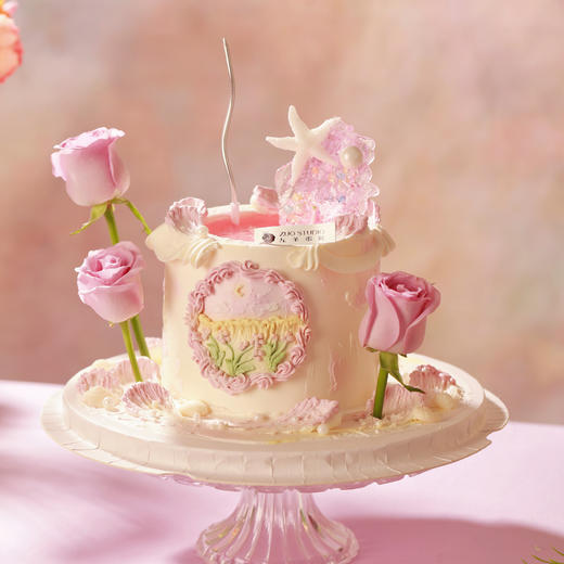 【花与海的温柔眷恋】1.5磅  香草奶油芒果夹心口味 商品图6