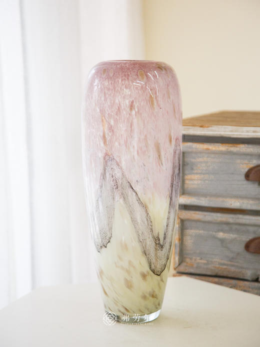 粉色金点花瓶 商品图2