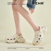 ZHR则则踩屎感增高两穿洞洞鞋女夏季新款凉鞋一脚蹬拖鞋休闲鞋 商品缩略图1
