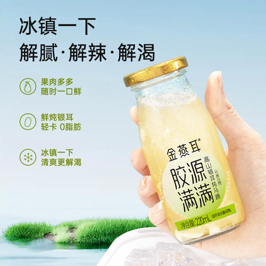 金燕耳雪梨百合银耳鲜露 6瓶 商品图2