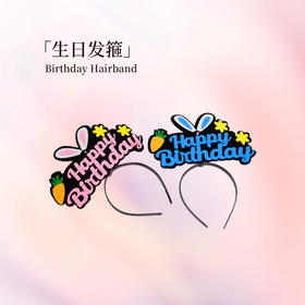 生日趣味发箍 按需购买 【单拍不发货 随蛋糕配送】