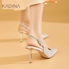 【KADINA】AF3  卡迪娜2025春夏新款细闪尖头细高跟包头单鞋凉鞋女KM251512 商品缩略图1