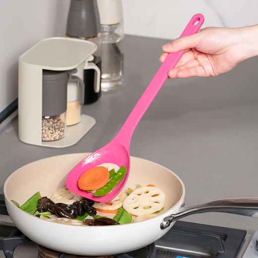 OTB铂金硅胶厨具锅铲铲勺煎铲漏勺汤勺 商品图0