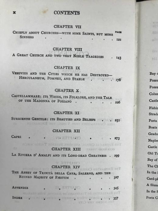 1909年 那不勒斯的过去与现在 25幅彩色插图 漆布精装32开 商品图6
