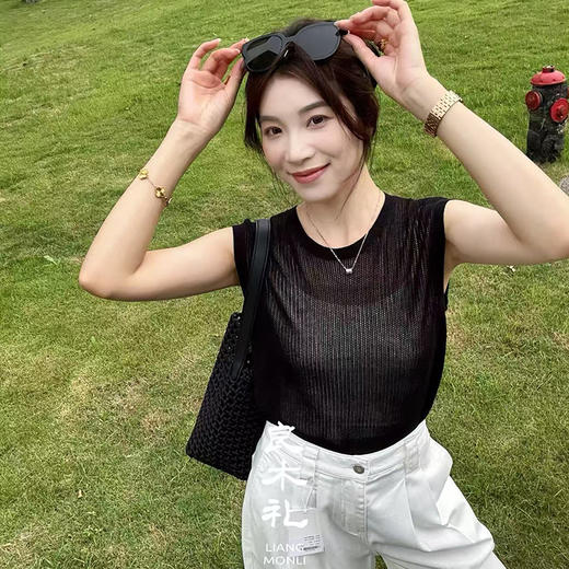 【不退不换】良木礼亚麻背心（25013） 商品图2