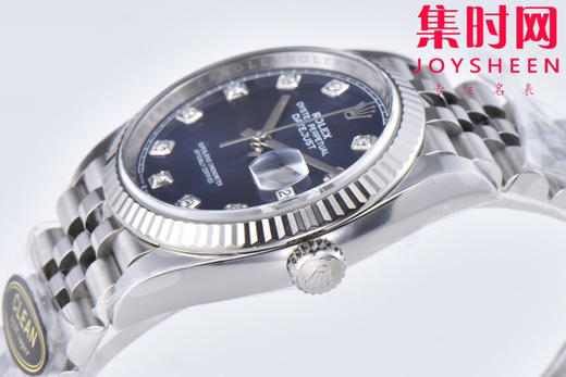 C厂劳力士日志型36mm 蓝盘钻面 3235机 五珠链 904L钢 男士腕表 小手腕福音 商品图4