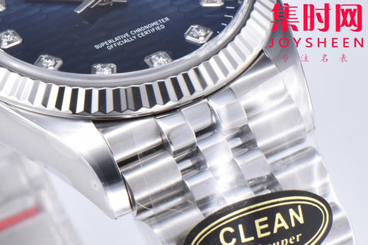 C厂劳力士日志型36mm 格纹钻面 3235机 五珠链 904L钢 男士腕表 小手腕福音 商品图5