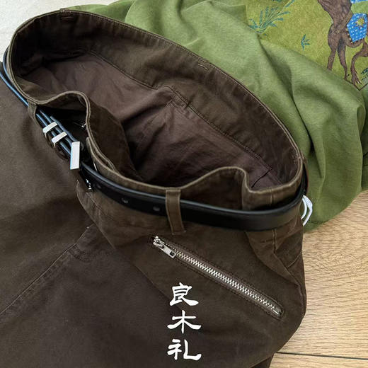 【预售7天】良木礼拉链短裤（腰带）（51016） 商品图3