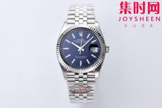 C厂劳力士日志型36mm 格纹条丁面 3235机 五珠链 904L钢 男士腕表 小手腕福音 商品图0