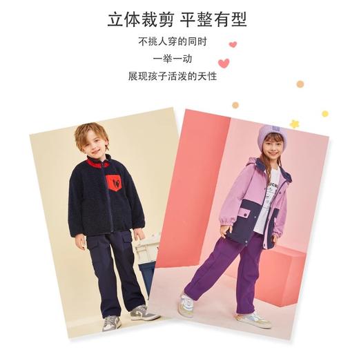【2025反季抄底清仓】  龙之涵 儿童加绒保暖防风裤 中大童保暖裤子童装 A类标准龙之涵 商品图4