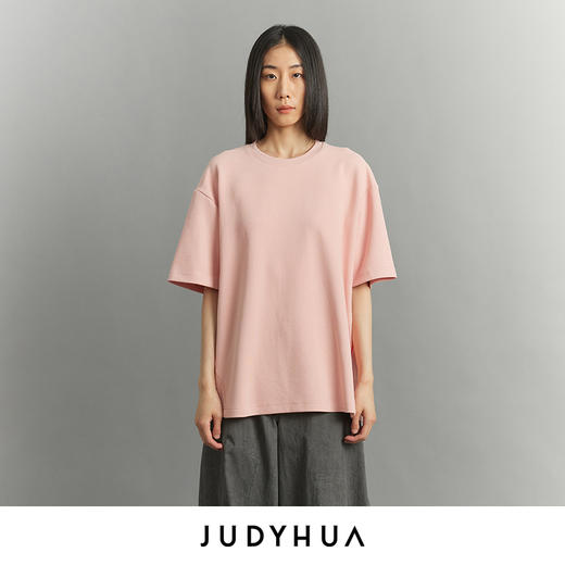JUDYHUA 沉睡系列极简圆领T恤 商品图0