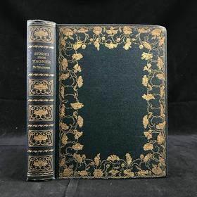 1910年 瓦格纳故事集 16幅插图 漆布精装32开