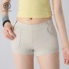 跃牌【小甜心】系列 瑜伽三分短裤跳操运动骑行裤弹力速干健身热裤美臀裤夏口袋517 商品缩略图3