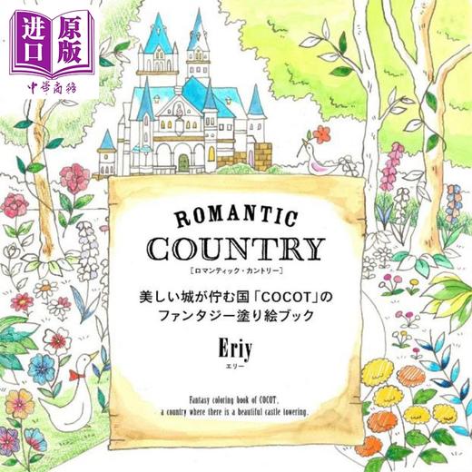 预售 【中商原版】浪漫国度 COCOT梦幻涂色书 涂鸦填色书 日文原版日韩 Romantic Country 美しい城が佇む国 商品图0