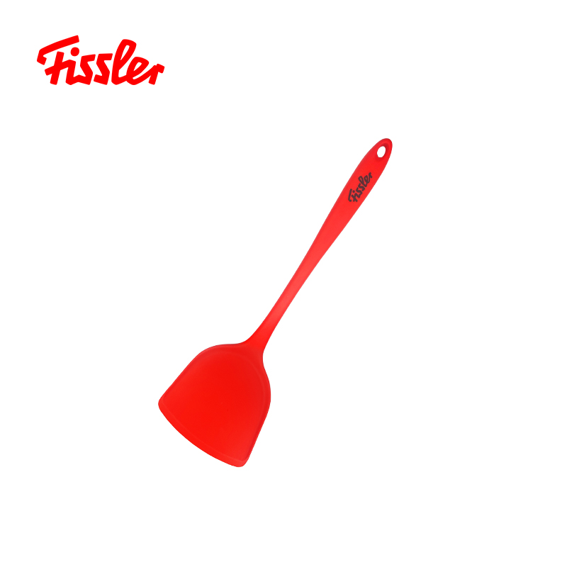 菲仕乐不粘锅专用红色硅胶铲升级版