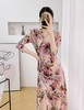 DVF新花色气质温柔风女人味一片式碎花收腰连衣裙 商品缩略图4