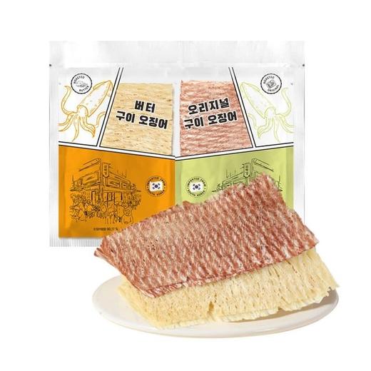 【悦惠精选】三海鲸韩国进口烤鱿鱼丝200g 商品图0