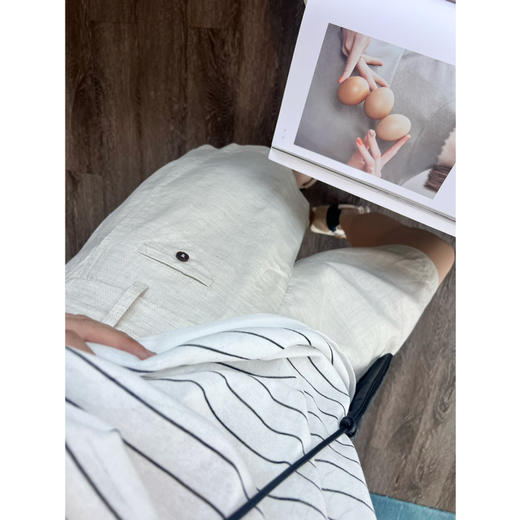 2506411    天丝亚麻 休闲短裤 商品图4