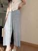 三宅风琴褶皱裤一片式亮丝压褶垂感高腰直筒阔腿裤 商品缩略图9