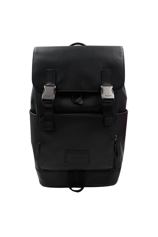 COACH 奥莱款大号男士皮质双肩背包 商品图0