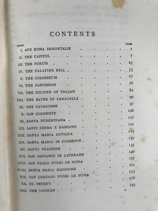 1912年 罗马风物志 16幅彩色12幅黑白插图 漆布精装32开 商品图5