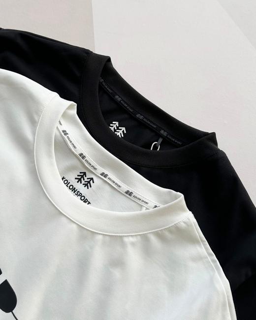 点此购买 可隆夏季男士山系户外休闲速干防晒透气抗菌圆领涂鸦印花宽松短袖T恤 jj 321883 商品图11