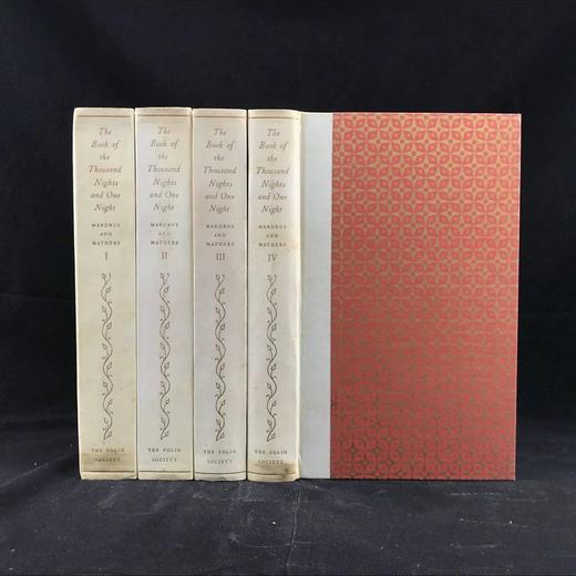 一千零一夜（全4卷） 数十幅木版画插图 精装16开带书匣 商品图1
