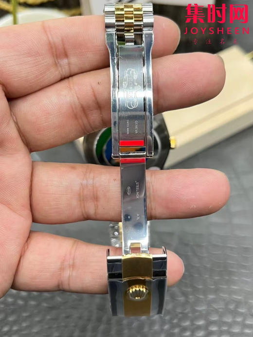 C厂劳力士日志型41mm 间金黑盘条丁面 3235机 五珠链 904L钢 男士腕表 商品图7