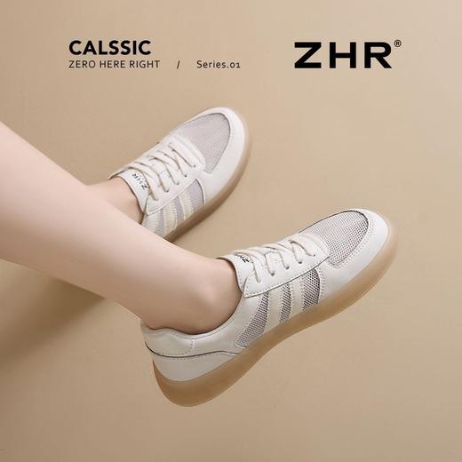 ZHR则则透气网面小白鞋女夏季休闲鞋子超轻板鞋超软小白鞋女 商品图9
