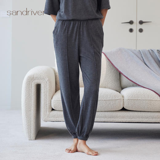 精纺羊绒小脚裤SJF97K038N 商品图0