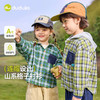 【秋款上新】嘟嘟家儿童连帽外套秋季男童格子衬衫潮 商品缩略图0