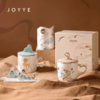 JOYYE节日礼物送女生礼物马克杯带盖勺心鹿水杯子高档实用生日伴手礼 绿色单杯礼盒-配盖勺 商品缩略图8