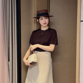 【预售7天】良木礼真丝圆领T恤（26025425）