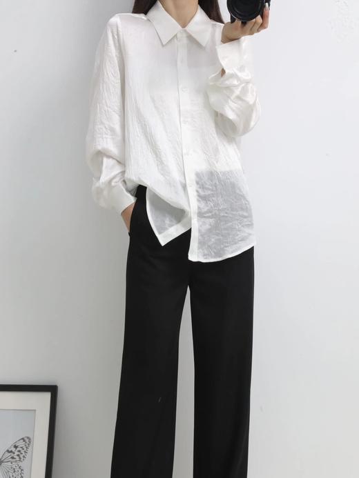 LPIUTY品牌直发！极简老钱风醋酸衬衫 C2288012 商品图4