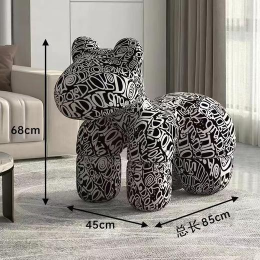 【萌趣小马椅🏠孩子的快乐坐骑】乔迁礼物佳选🎁懒人沙发+卡通摆件✨创意网红动物座椅 懒人沙发久坐不塌陷，颜值与舒适并存💖 商品图3