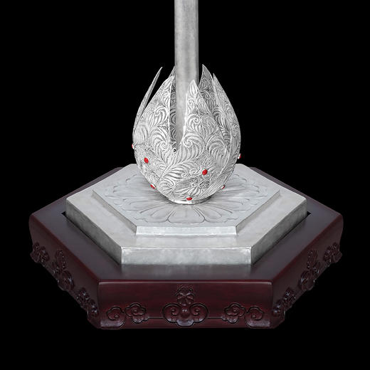 子佩集S999银手工银花丝【凤鸣朝阳宫灯银花丝摆件】大师工坊原创设计（一对）2506 商品图13