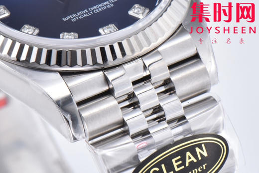 C厂劳力士日志型36mm 蓝盘钻面 3235机 五珠链 904L钢 男士腕表 小手腕福音 商品图6